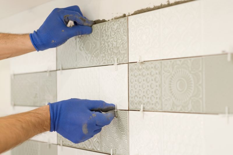 Entryway tile installation