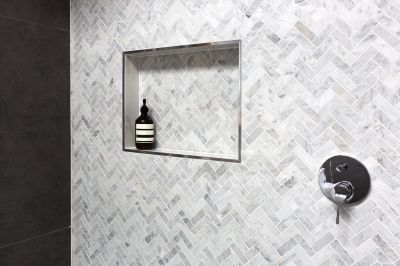 Bathroom tile pattern